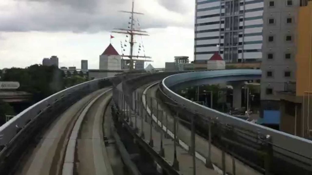 BTTH.TV Yurikamome (Odaiba monorail): Shimbashi - Daiba 20120901