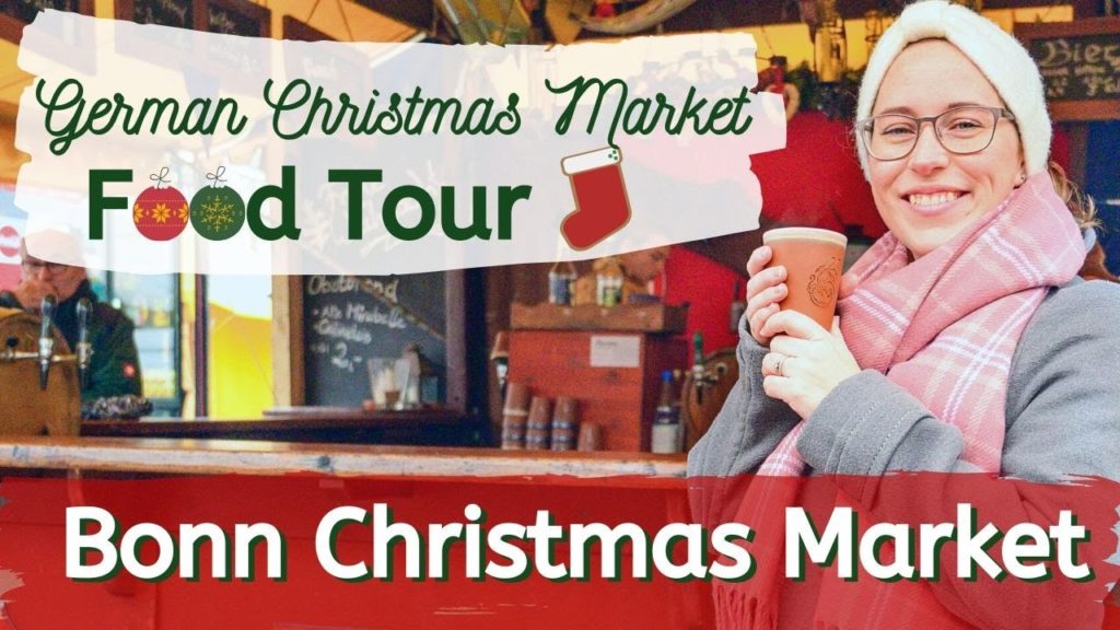 GERMAN CHRISTMAS MARKET FOOD TOUR // Bonn, Germany Christmas Market (Alternative to Cologne)