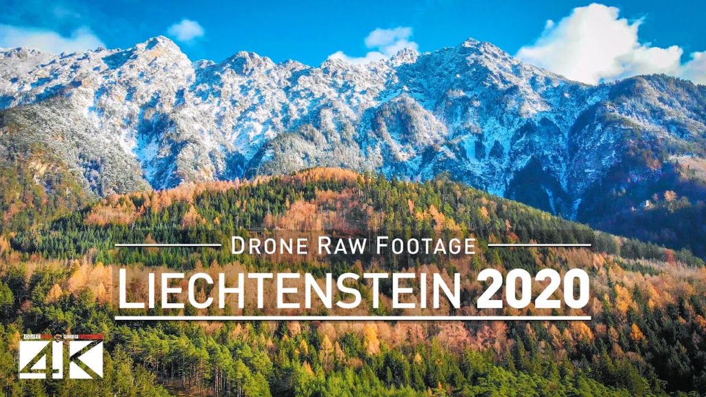 【4K】Drone RAW Footage | This is LIECHTENSTEIN 2020 | Vaduz | Schaan | UltraHD Stock Video