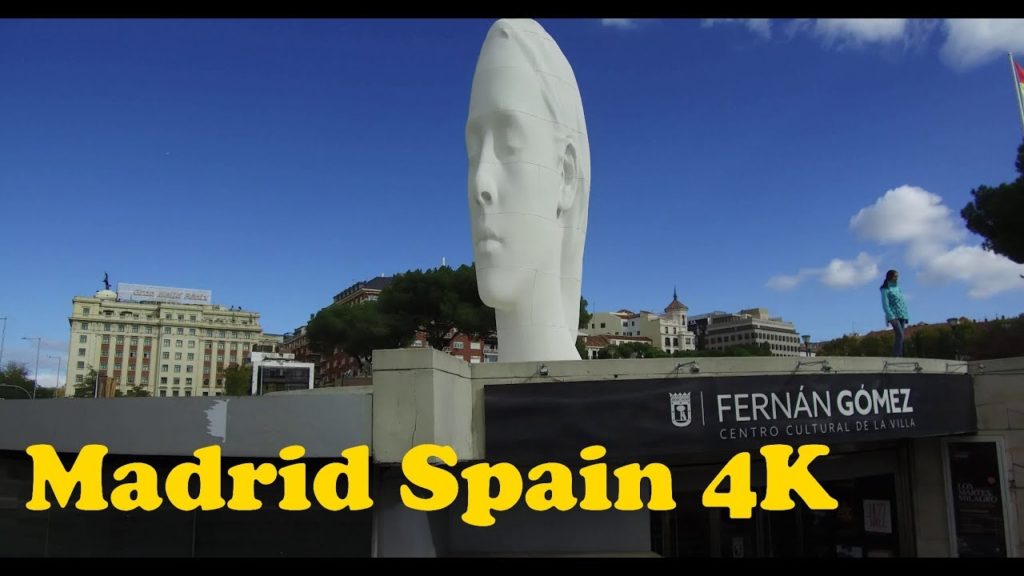 Walk around Madrid Spain 4K. Atocha - Prado - Puerta del Sol - Plaza de Colón - Plaza de Cibeles.