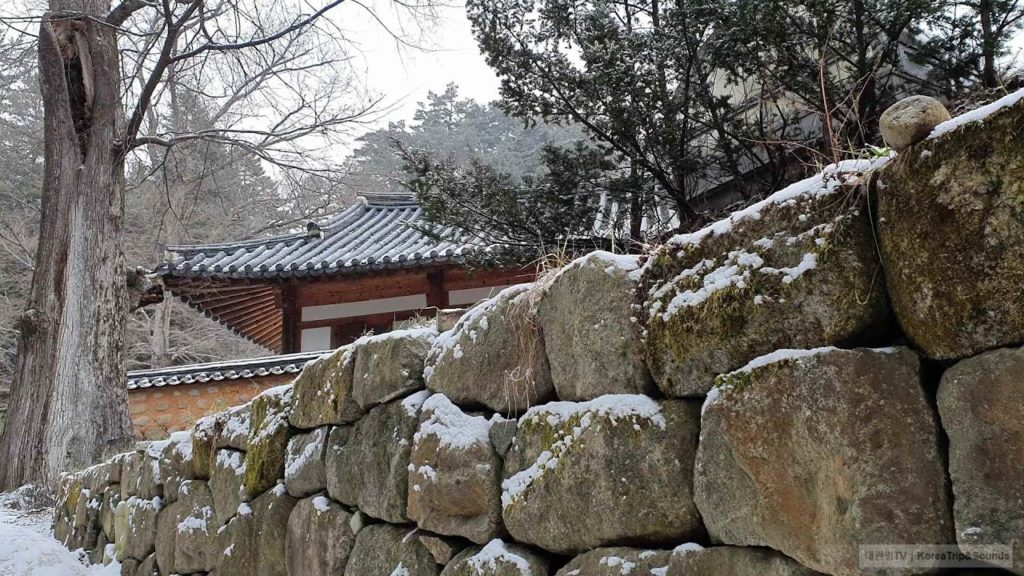 [Music힐링타임] 강원도 평창 오대산 월정사 눈 오는 경내와 주변 풍경 영상 모음