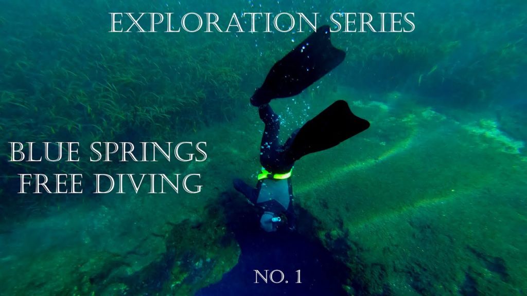 Blue Spring Dive - 4K Uncut - Free Diving