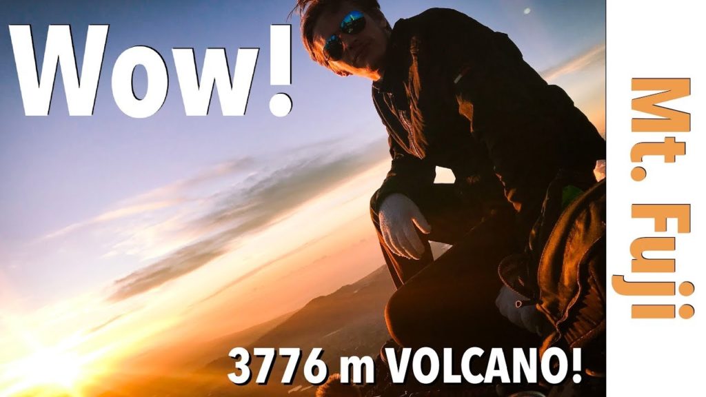 Wannabe comedians climb mount Fuji!