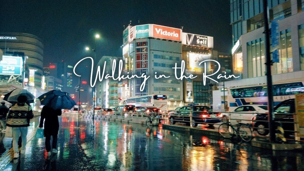 ☔️📹🚶🏻‍♂️Walking in the Rain in Shinjuku, Tokyo, Japan 🇯🇵