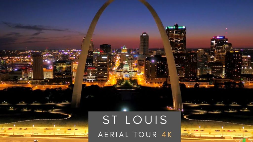 St. Louis - Downtown Aerial Tour 4K