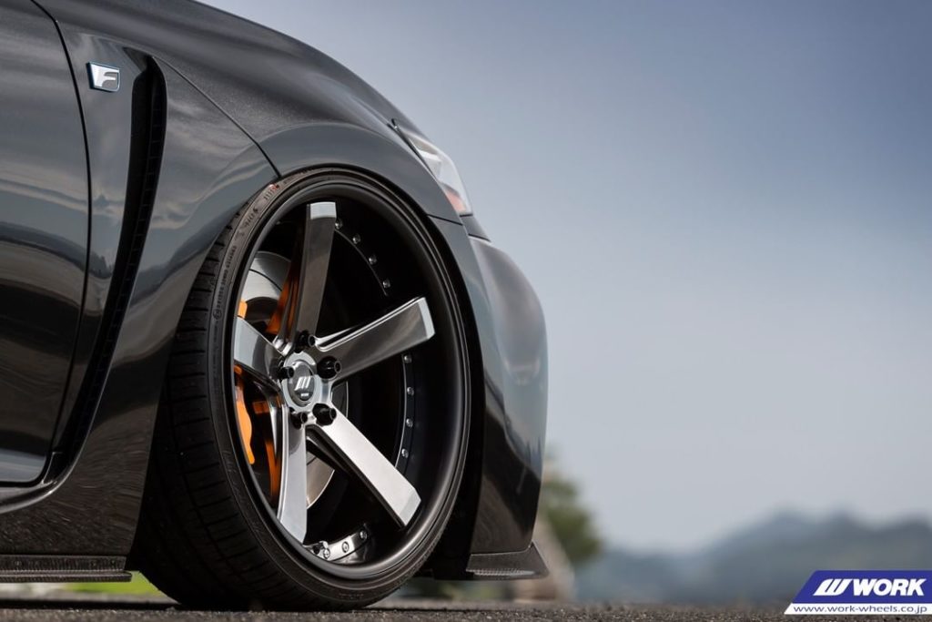 BREEZE Lexus GSF on WORK Back Label Zeast BST2 #artofwheel #breeze #lexus #gsf #...