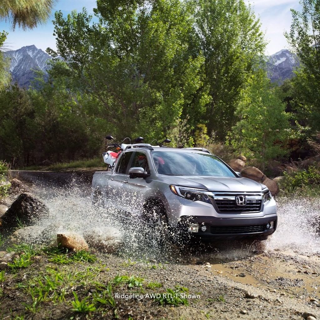 Whether the job calls for loading lumber or venturing off-road, the #HondaRidgel...