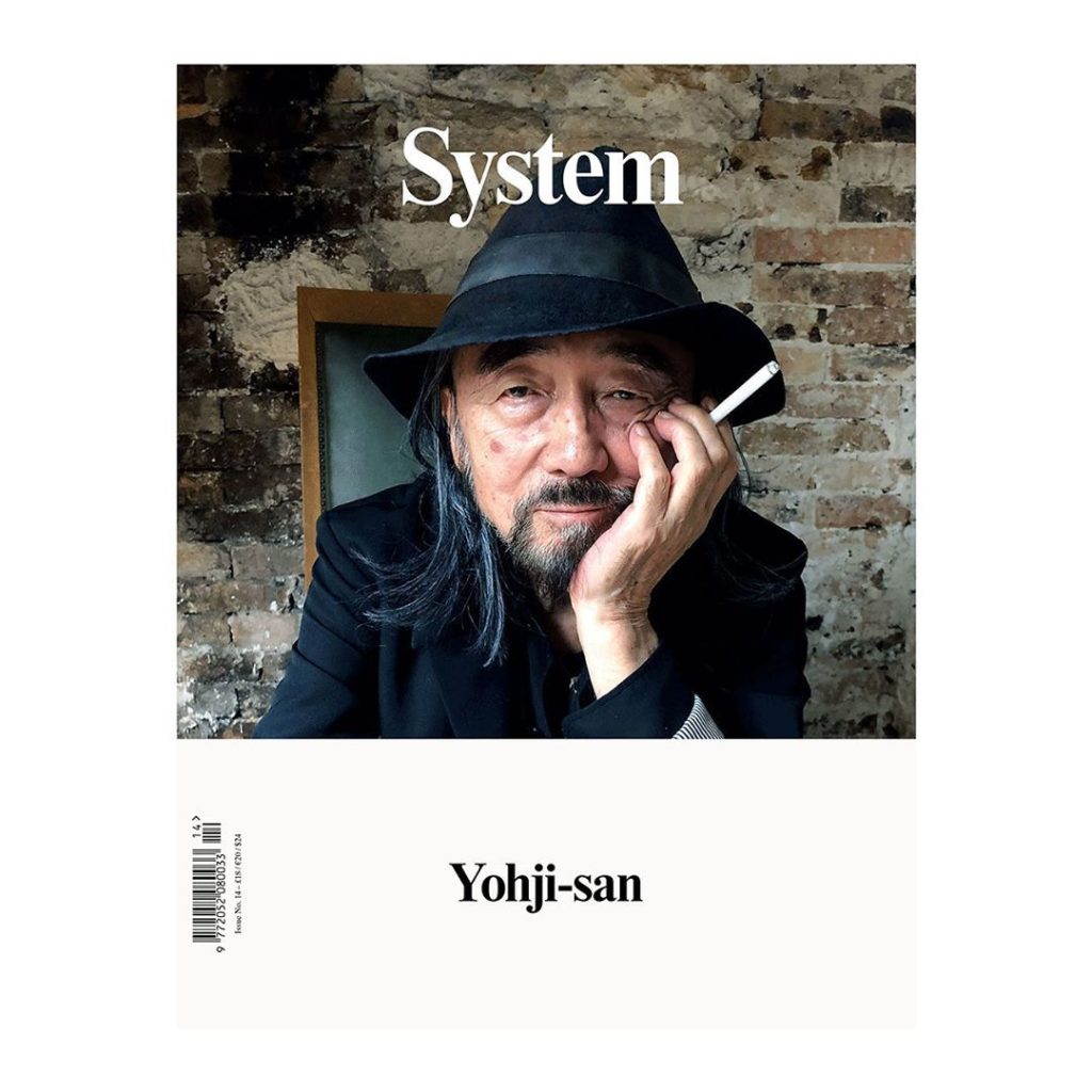 System Magazine Issue 14 - Yohji Yamamoto interviewed by @rickowensonline and @p...