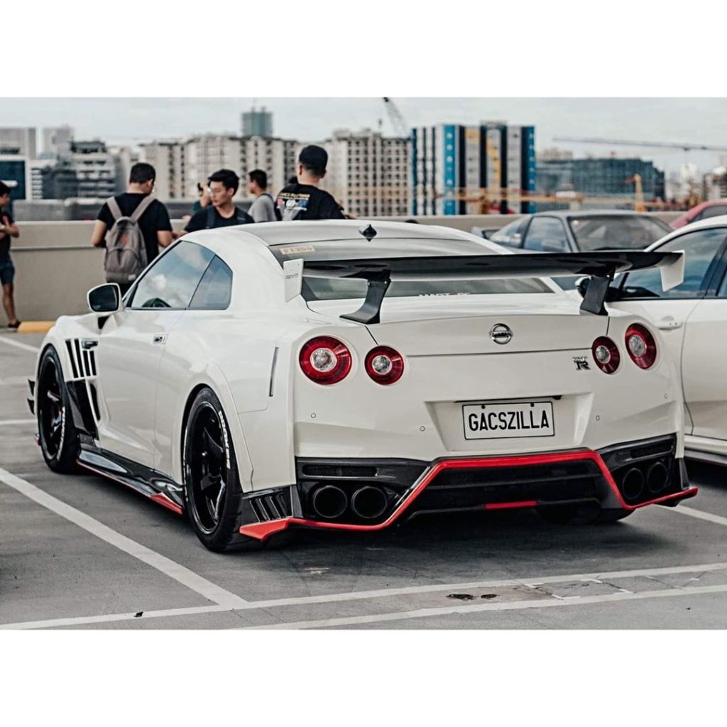 Big, bad Godzilla!  Photo @thescenestagram .
.
.
.
Follow the Crew:  @Nissan_GTR...