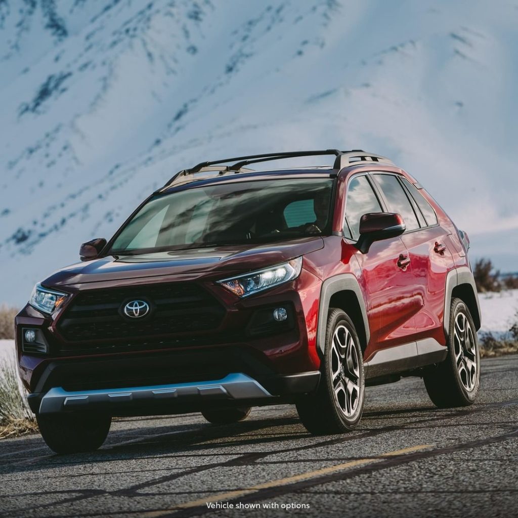 From the pavement to the powder, #RAV4 is ready to do it all! #LetsGoPlaces...