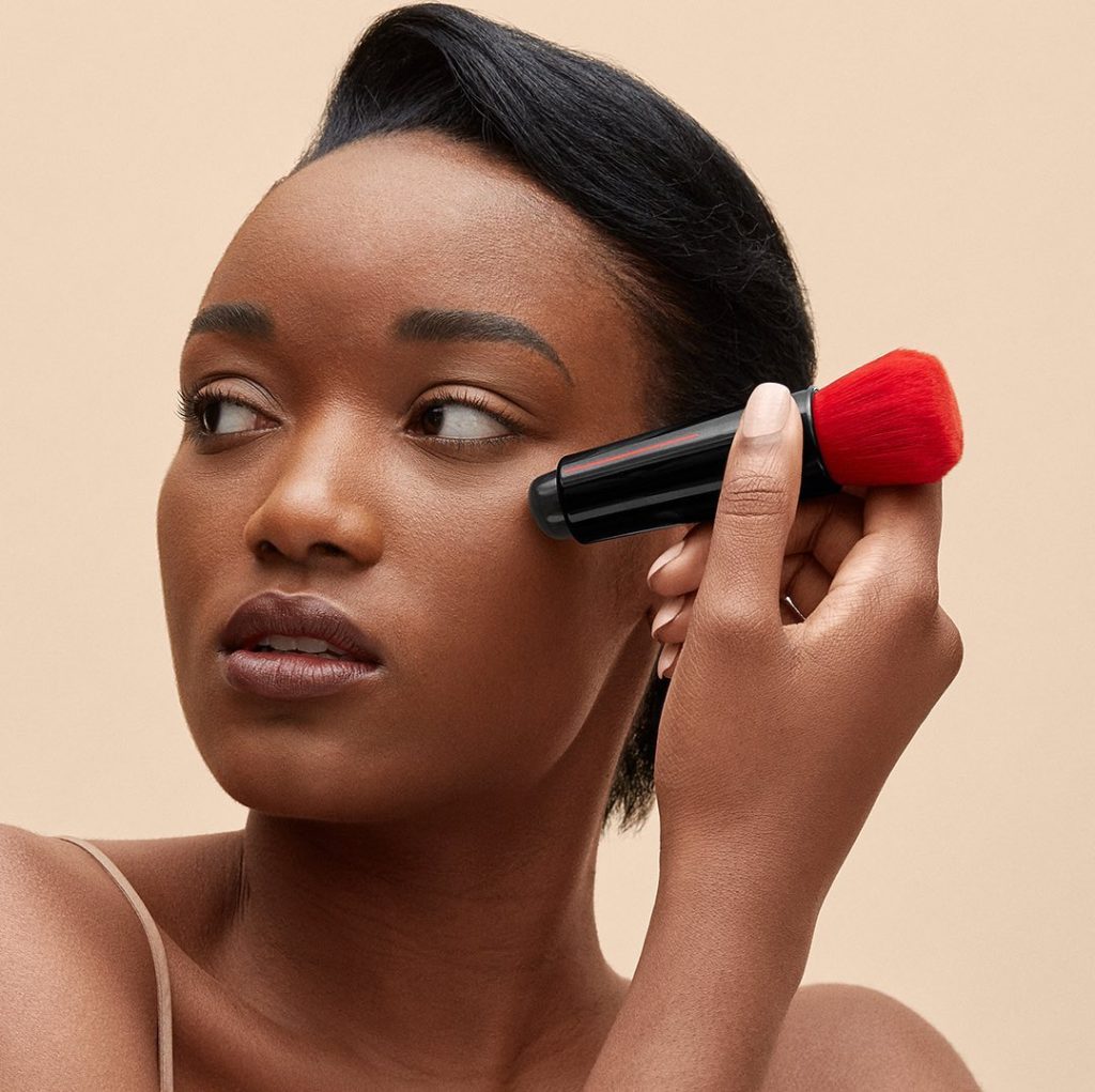 The soft blender side of the DAIYA FUDE Face Duo mimics the feel of fingertips. ...