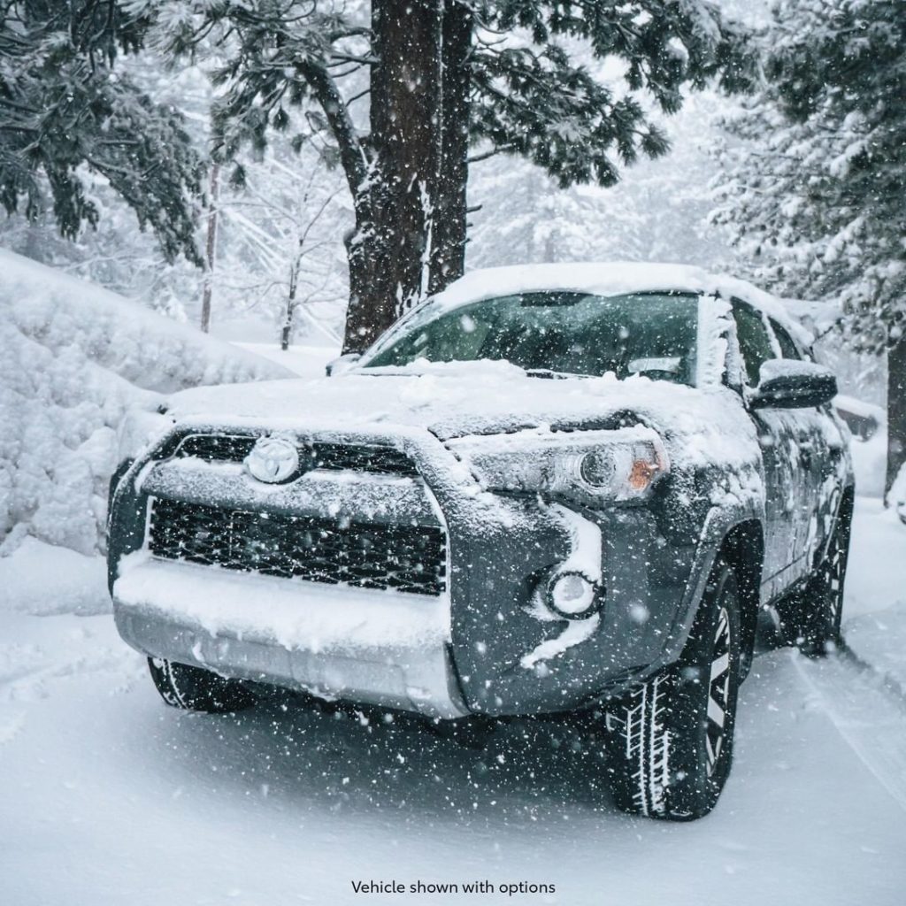 Take the fresh powder home with you. #4Runner #LetsGoPlaces...