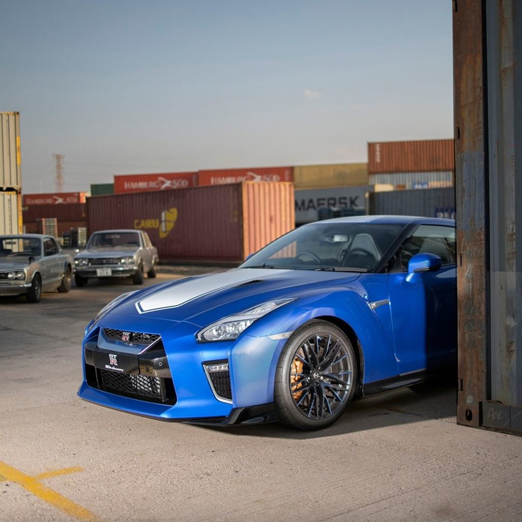 Finding our lighting.  
#GTR50thAnniversary #NissanGTR...