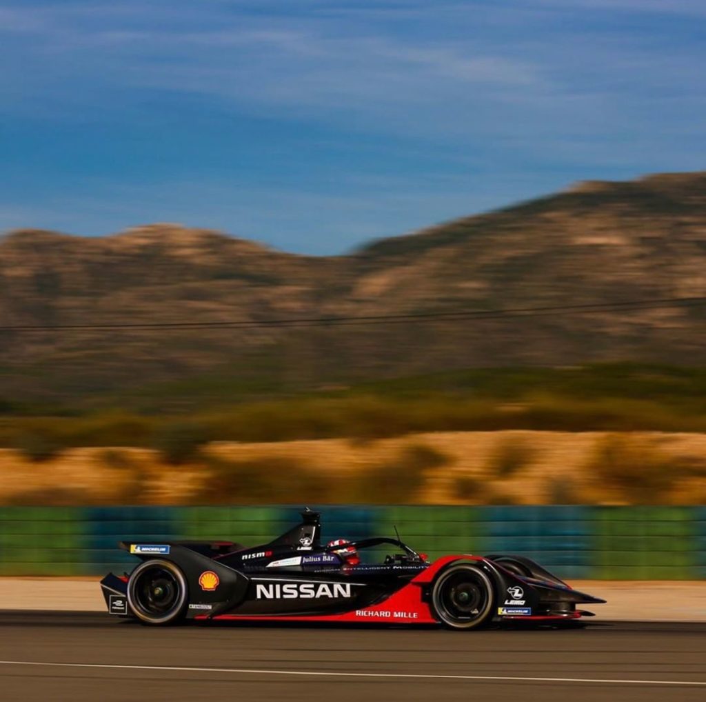 No blur like a #FormulaE blur.  #Nissan #IntelligentMobility...