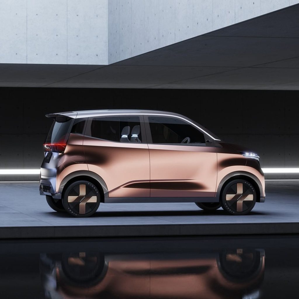 Compact, but mighty.  The #Nissan #IMk concept with smartphone-enabled, driverle...