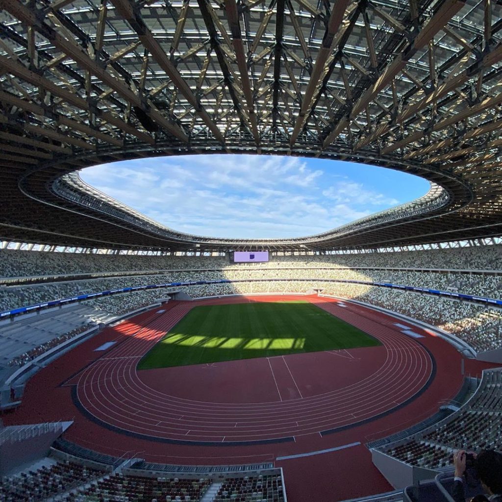 The newly built National Stadium, which will serve as the main venue for next su...