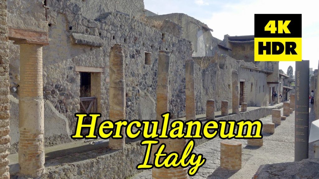 Herculaneum, Italy in 4K (UHD) HDR Herculaneum, Italy in 4K (UHD) HDR