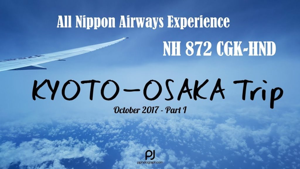 Kyoto Osaka Trip Oct 2017 Part 1 - ANA NH872 CGK-HND Experience - using Samsung Note 8