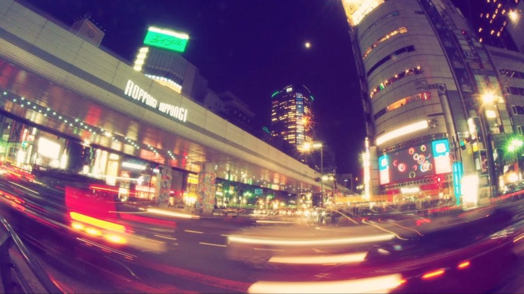 夜の街 【東京】六本木交差点周辺 【インスタ映え タイムラプス】 Night town around Roppongi intersection [shining timelapse]