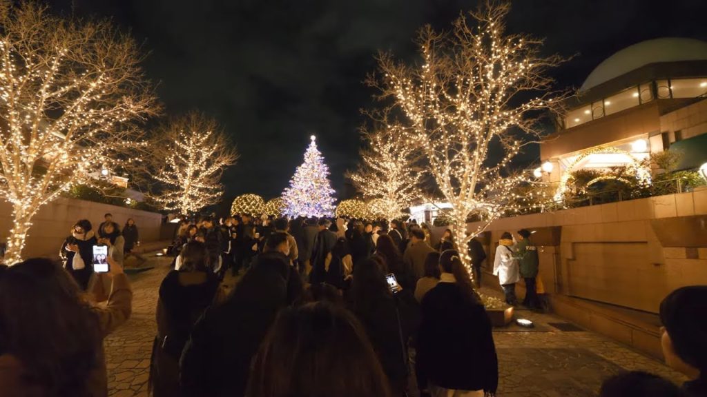 【4K】Christmas Eve at Shibuya city