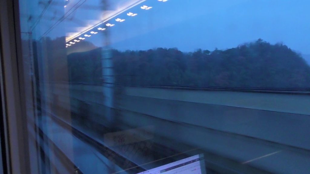 700系新幹線 B14編成 ひかり441号 博多行き 岡山駅から福山駅間