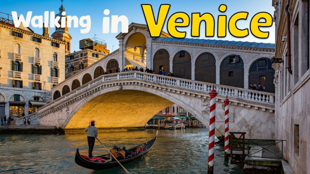 Venice - Italy Walking Tour - 4K