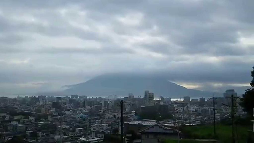 Beautiful Scenry : Volcano Sakurajima in Kagoshima, Japan (2015/08/19 07:09)