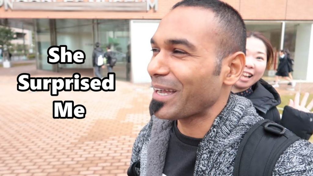 My first Christmas in Japan: She surprised me.