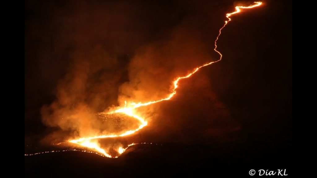 Ogiyama Fire Festival - 扇山火まつり, Beppu, Japan, 別府