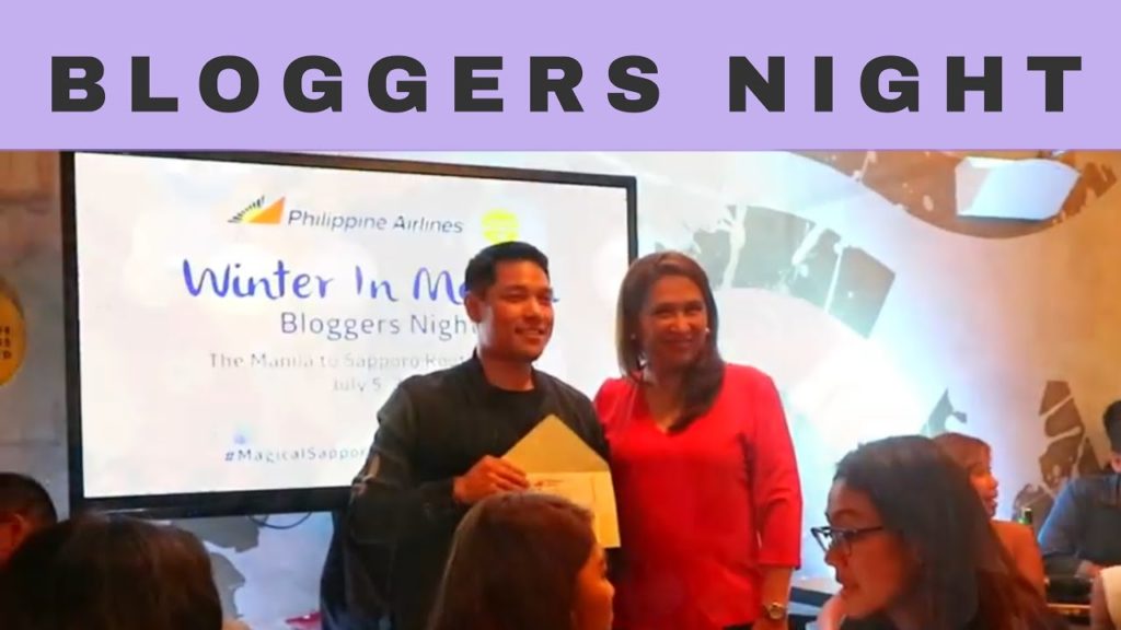 BLOGGERS NIGHT – PAL LAUNCHING NEWEST ROUTE – MANILA to SAPPORO JAPAN BLOGGERS NIGHT - PAL LAUNCHING NEWEST ROUTE - MANILA to SAPPORO JAPAN