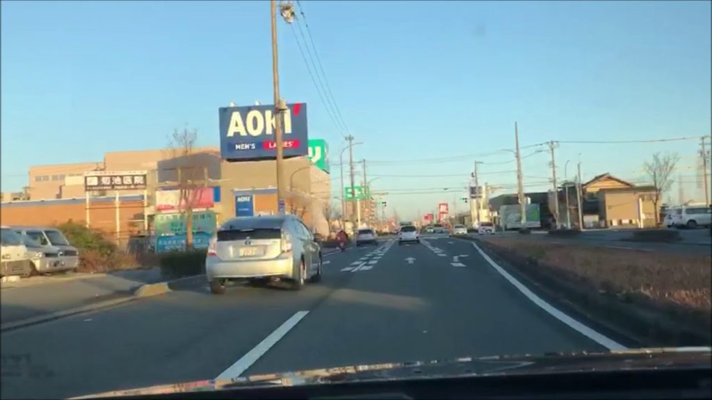 浜松市西区ドライブ:イオンモール浜松志都呂からイオン浜松西まで (Drive Hamamatsu city)