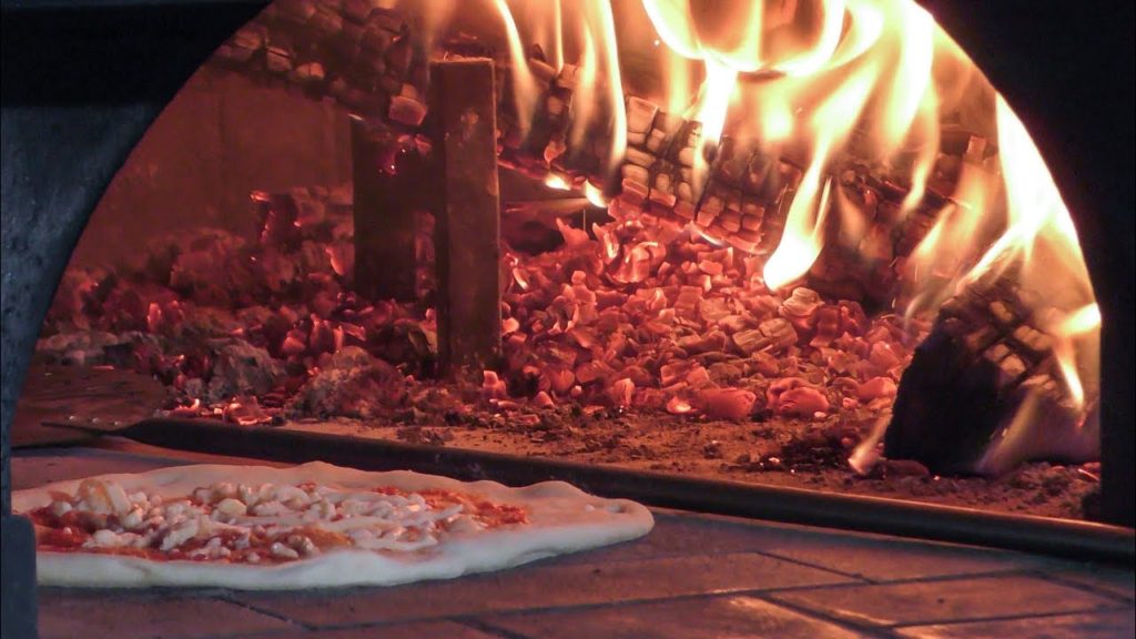 Great Italian Pizza Festival. Italy Street Food. European Pizza Champion Cooking