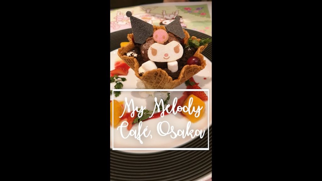 My Melody Cafe in Osaka, Japan | ☕ マイメロディコーヒー ☕ | Vlog
