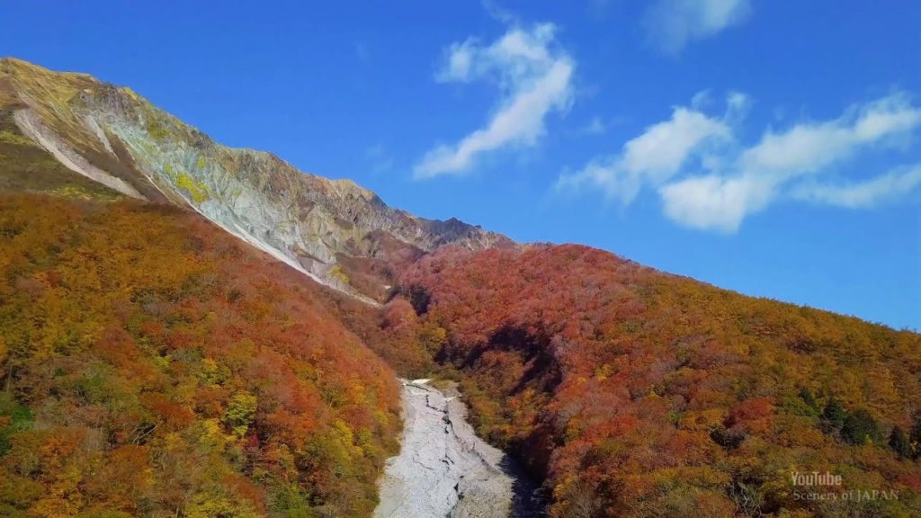 大山紅葉 ドローン空撮 2019　Autumn Leaves of Mt.Daisen Japan