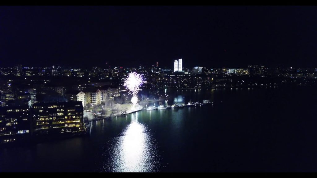Szwecja/Sylwester 2020 !!! Fireworks in Stockholm   #78
