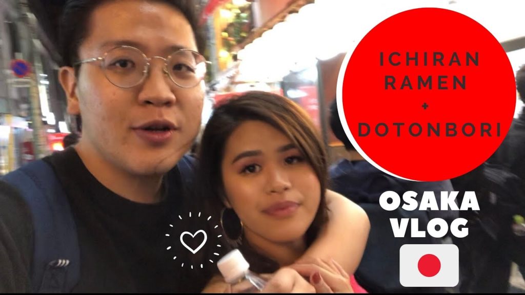 OSAKA - BEST ICHIRAN RAMEN + DOTONBORI (place with running man screen)!!