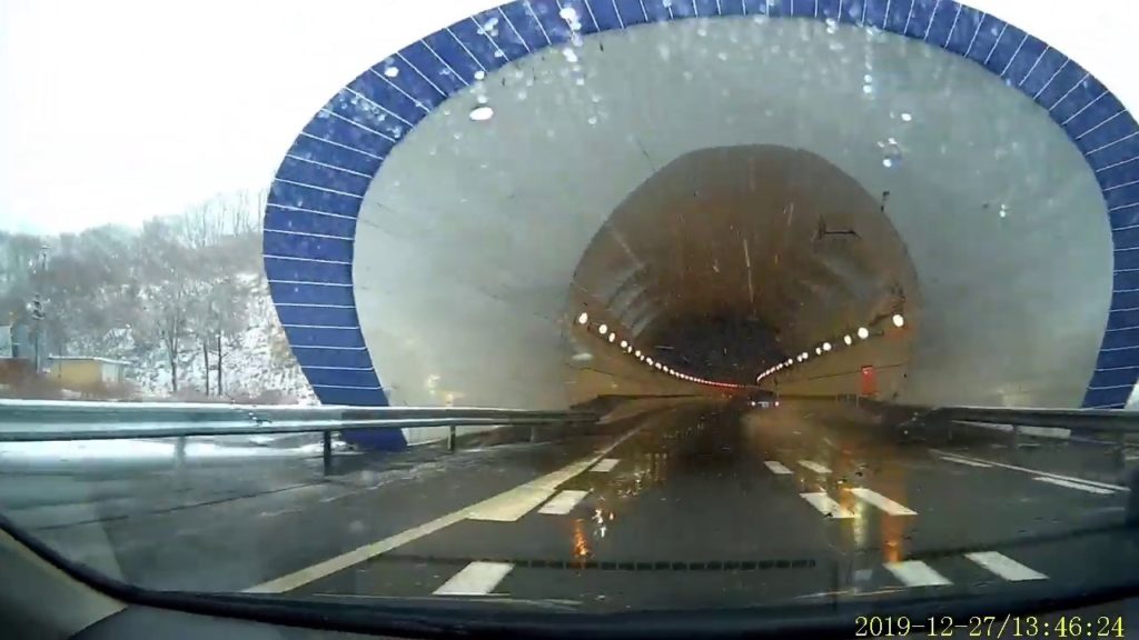 Japan Drive - Leaving Niigata b4 blizzard Japanese Alps Snowy Mountains ASMR relax sleep focus study