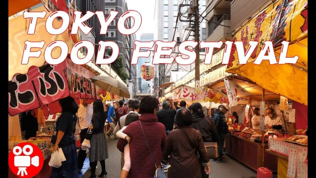 Autumn Street Food Festival in Valley of Tokyo Buildings – 4K HDR 60FPS Autumn Street Food Festival in Valley of Tokyo Buildings - 4K HDR 60FPS