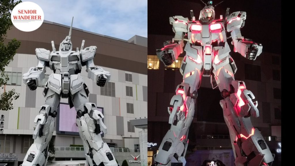 Trip to Tokyo, Japan, EP04 - Unicorn Gundam Statue day and night, Odaiba(お台場)