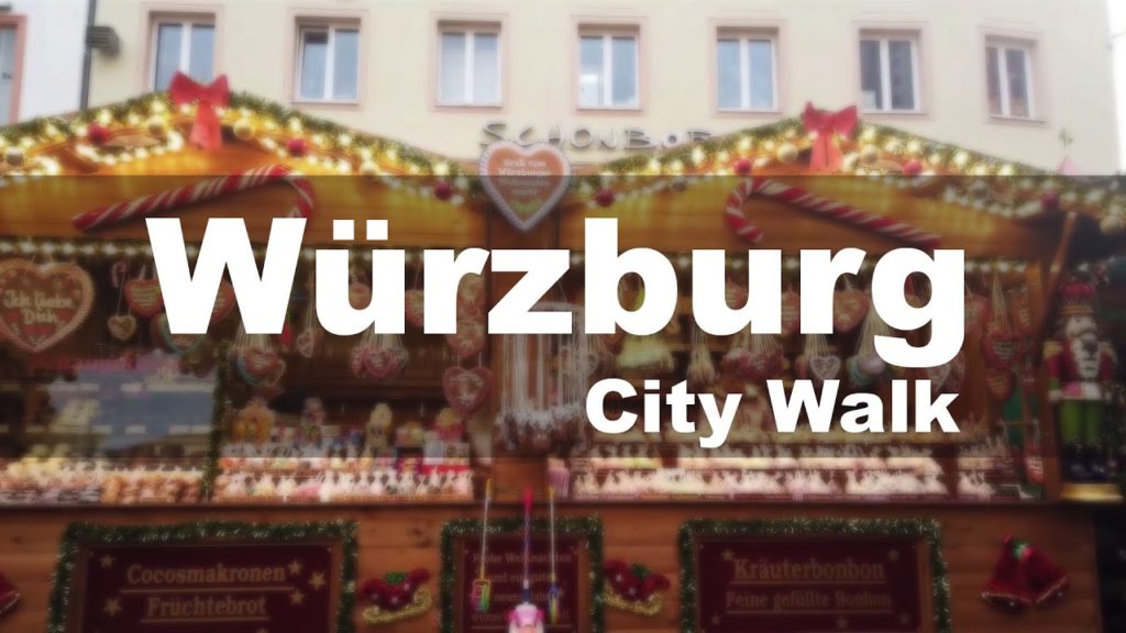 WALKING IN WÜRZBURG | GERMANY | Christmas Market 2019
