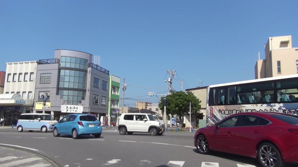 [drive japan]千葉県 銚子駅前の風景（Chiba Choshi Station）