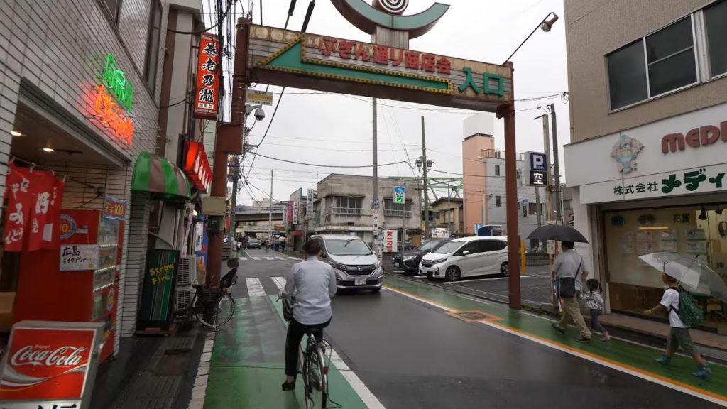 【4K】Walking around Warabi station in the rain