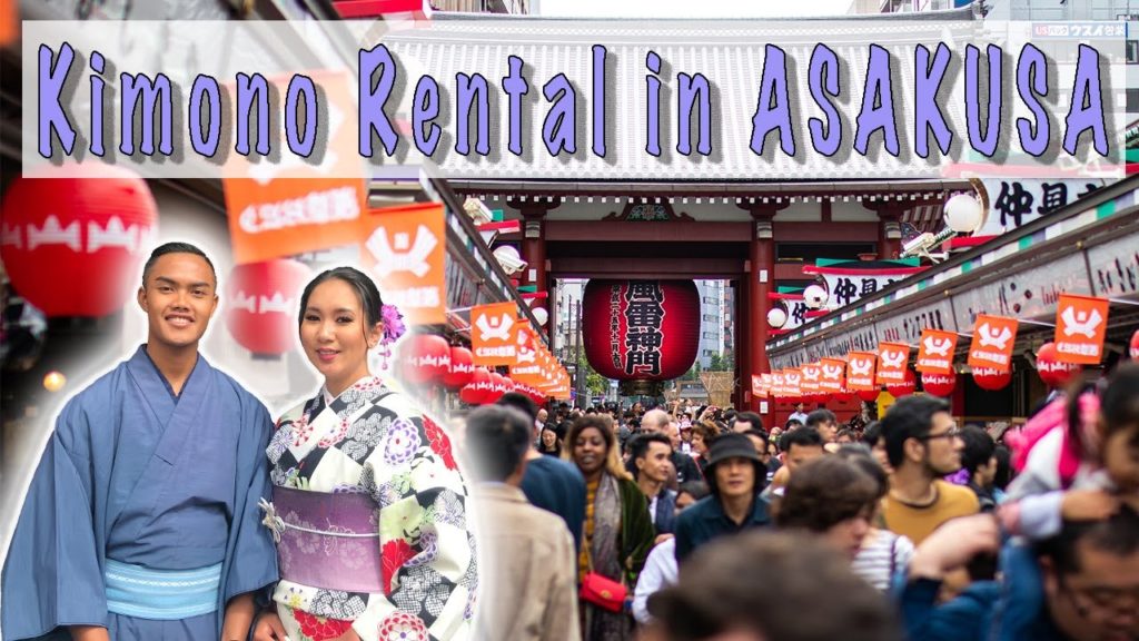Kimono Rental and Street Food in ASAKUSA, JAPAN!