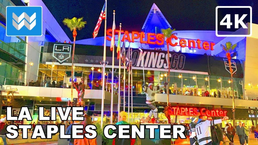 Walking around LA Live & Staples Center at Night in Downtown Los Angeles USA 🎧 【4K】 Walking around LA Live & Staples Center at Night in Downtown Los Angeles USA 🎧 【4K】