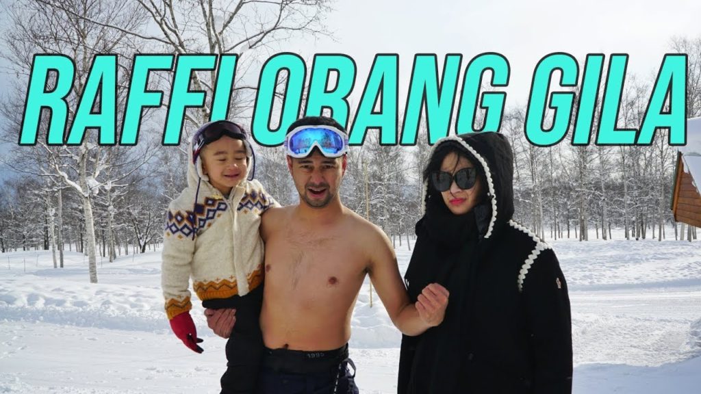 NAGITA GAK TEGA RAFFI GAPAKE BAJU DITENGAH BADAI SALJU