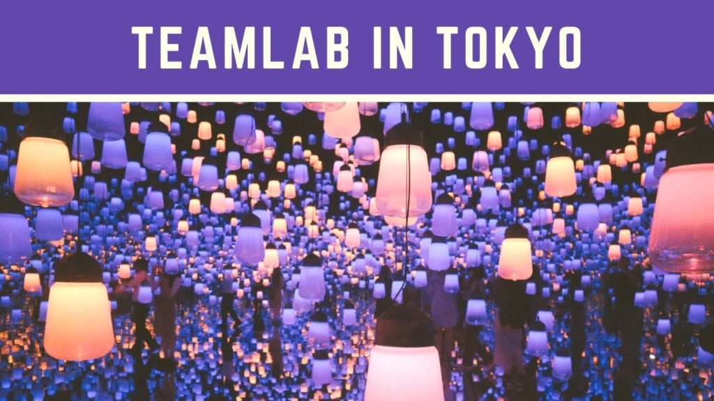 teamLab Interactive Art Installations in Tokyo Travel Vlog