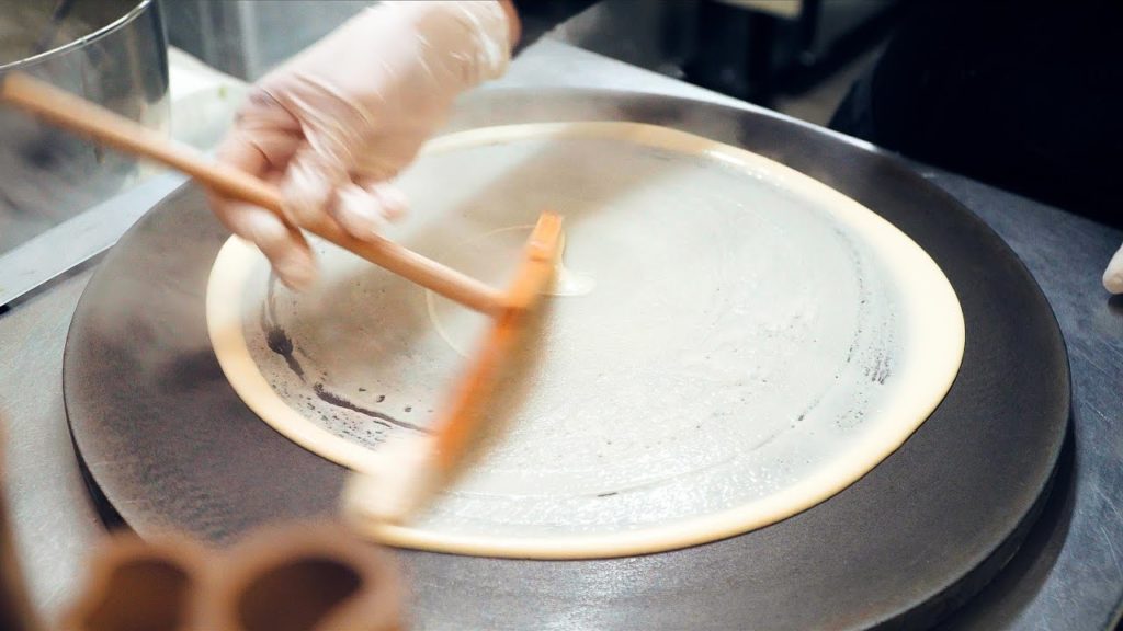 ホットクレープ (焼き芋, 明太子) ∥ Crepe ∥さんじや∥可麗餅∥Japanese Street Food