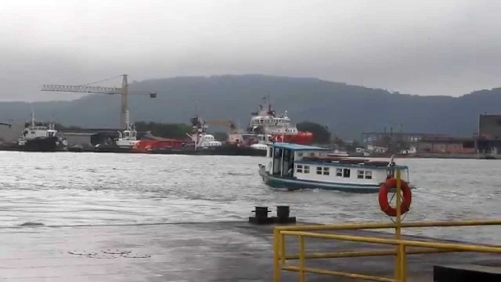 Travessia Santos Guarujá de Balsa - Brasil | Balsa Santos Guarujá Canon PowerShot SX130 IS - [HD]