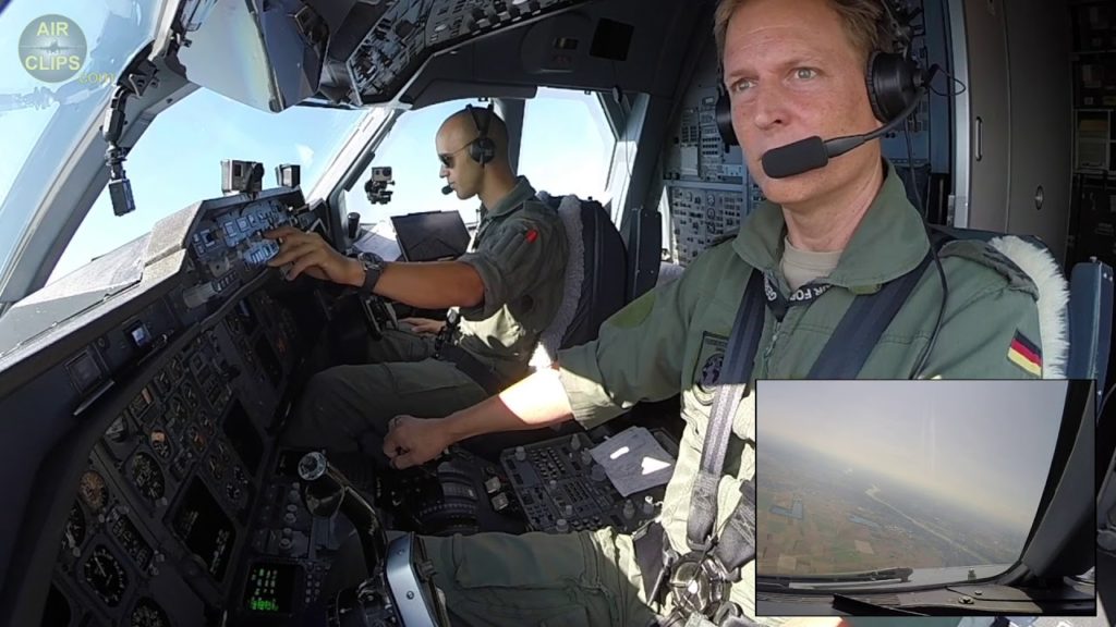 German Air Force Crew at Work! Airbus A310-300 Takeoff from Cologne [AirClips]