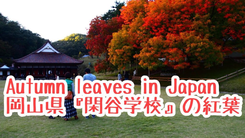 紅葉の閑谷学校 Autumn leaves Shizutani's school(Okayama Japan)
